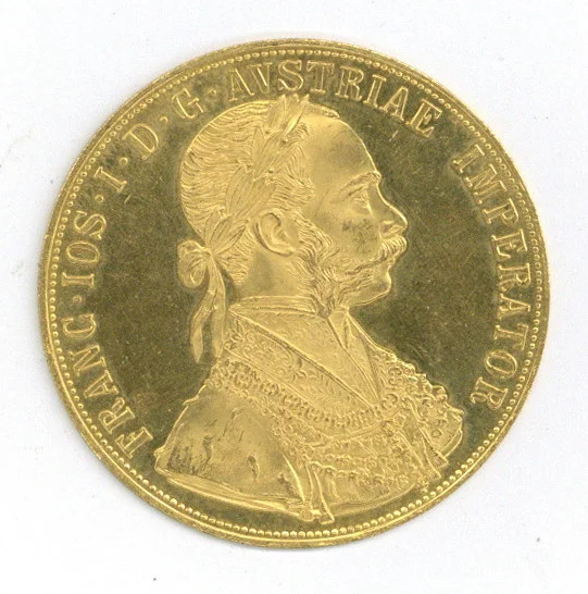 Zuschlag 470 EUR - Geld Münzen Österreich 4 Dukaten Goldmünze 13,96 g / 986'er Gold I-II