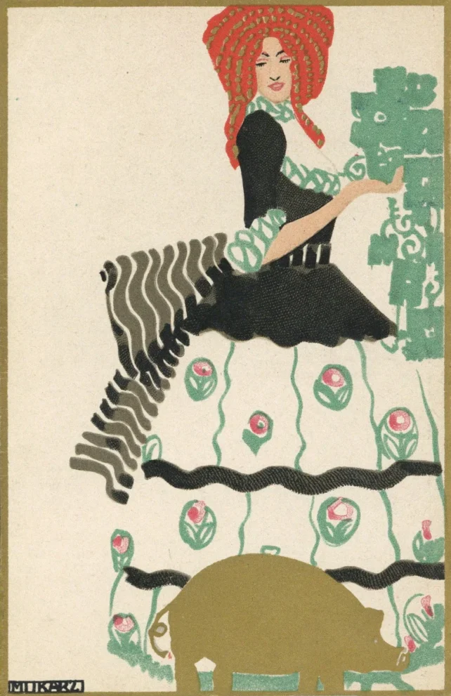2 - Zuschlag 220 EUR - Wiener Werkstätte Nr. 742 Likarz, Maria Neujahr I