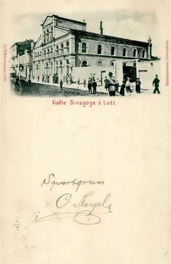 3894 - 480EUR Synagoge LODZ - Vieille Synagoge I