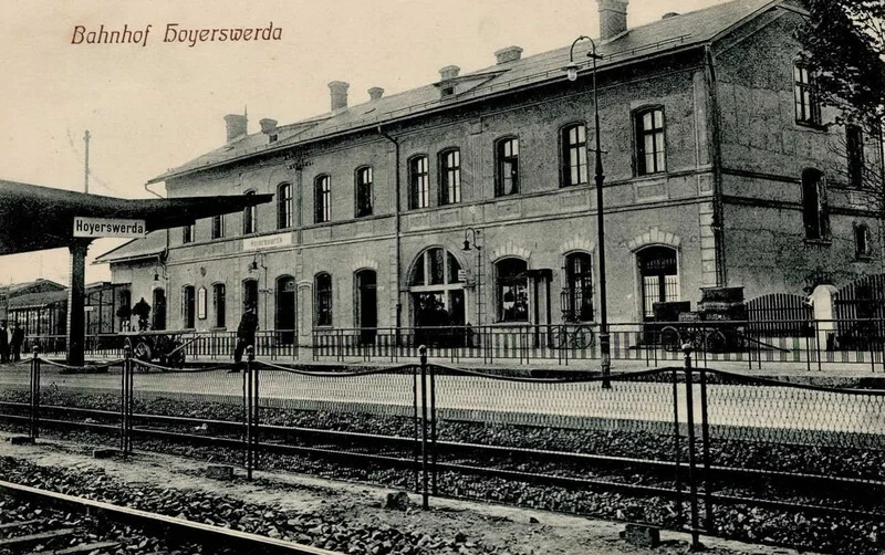 Los 12501 - Zuschlag 250 Euro - Hoyerswerda (o-7700) Bahnhof 1909 I-