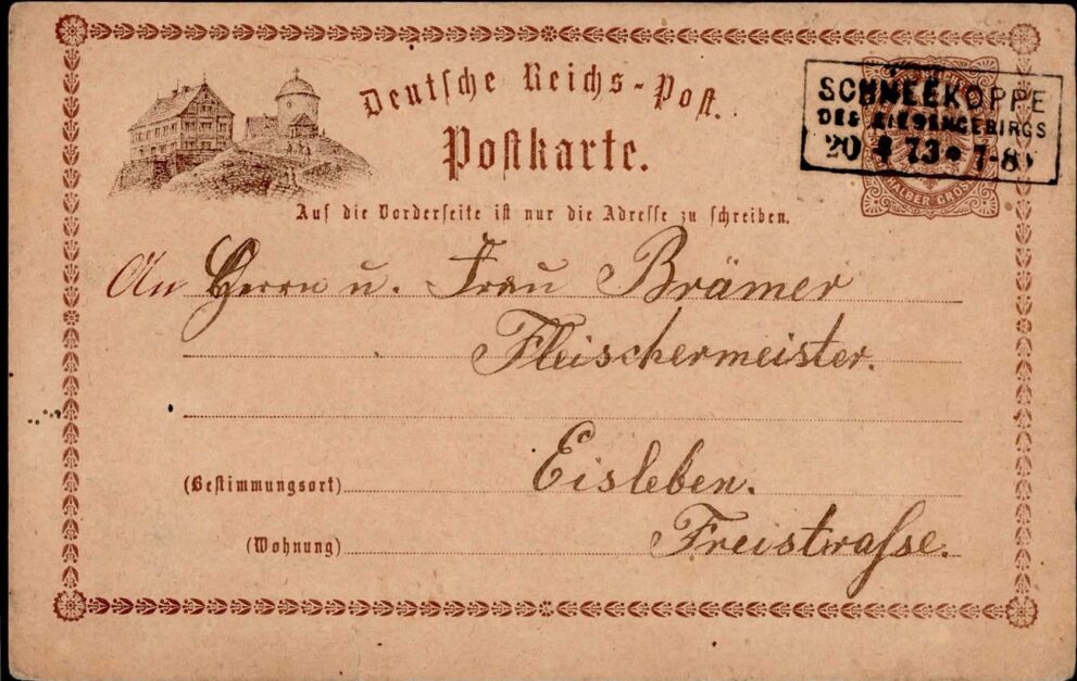 Vorläufer 1873 Schneekoppe