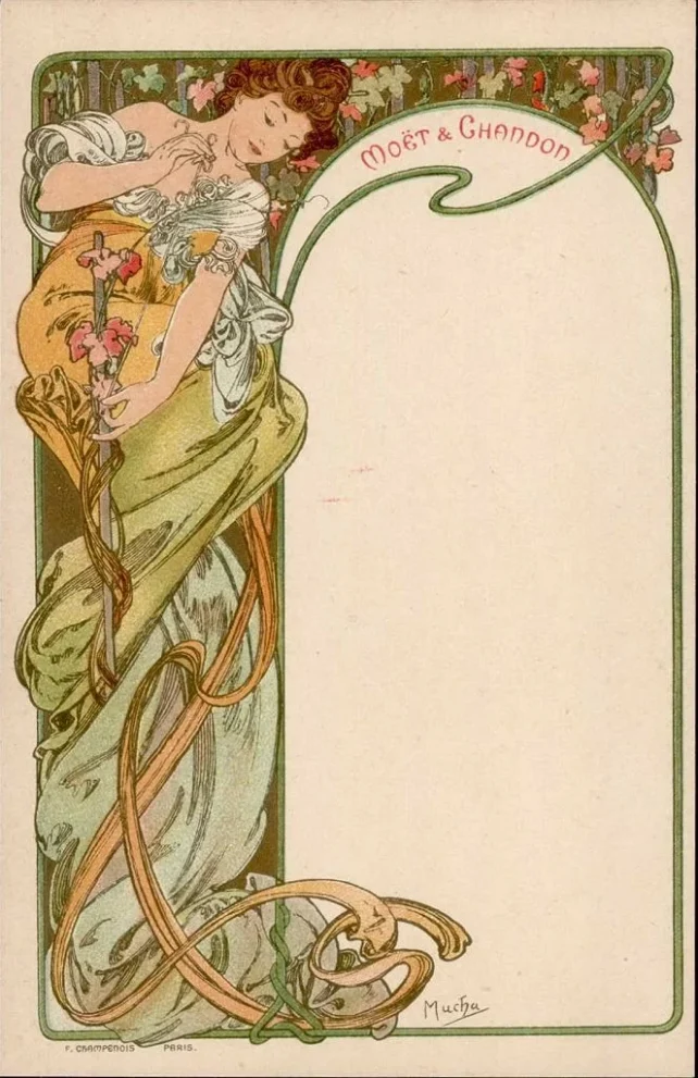 Mucha, Alfons Moet und Chandon I-II (sehr gute Erhaltung)